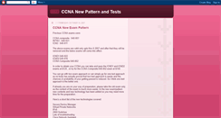 Desktop Screenshot of newccna.blogspot.com