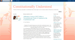 Desktop Screenshot of constitutionallyunderstood.blogspot.com