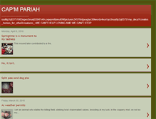 Tablet Screenshot of captainpariah.blogspot.com