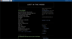 Desktop Screenshot of lostinthewoodradio.blogspot.com