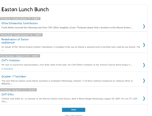 Tablet Screenshot of eastonlunchbunch.blogspot.com