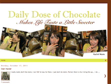 Tablet Screenshot of dailydoseofchocolate.blogspot.com