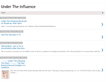Tablet Screenshot of 2playsundertheinfluence.blogspot.com