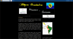 Desktop Screenshot of mercosur-caricom.blogspot.com