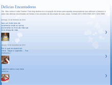 Tablet Screenshot of deliciasencantadoras.blogspot.com