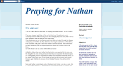 Desktop Screenshot of prayingfornathand.blogspot.com