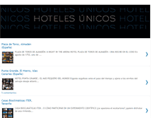 Tablet Screenshot of hotelesunicos.blogspot.com