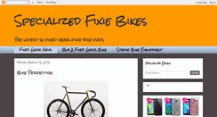 Desktop Screenshot of coolfixiebikes.blogspot.com