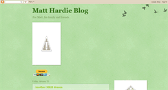 Desktop Screenshot of matthardie.blogspot.com