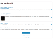 Tablet Screenshot of matteoranalli.blogspot.com