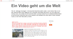 Desktop Screenshot of einvideogehtumdiewelt.blogspot.com