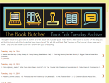 Tablet Screenshot of booktalktuesday.blogspot.com