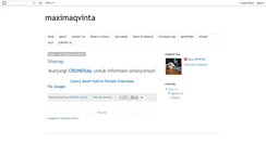 Desktop Screenshot of maximaqvinta.blogspot.com