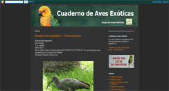 Desktop Screenshot of grupodeavesexoticas.blogspot.com