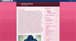 Desktop Screenshot of fashiongenie.blogspot.com