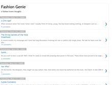 Tablet Screenshot of fashiongenie.blogspot.com
