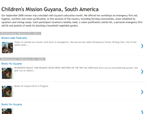 Tablet Screenshot of childrensmission-guyana.blogspot.com