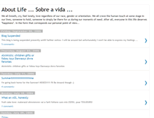 Tablet Screenshot of life-vida.blogspot.com