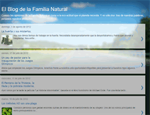 Tablet Screenshot of lafamilianatural.blogspot.com