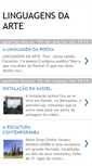 Mobile Screenshot of linguagensdaarte.blogspot.com