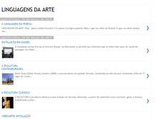 Tablet Screenshot of linguagensdaarte.blogspot.com