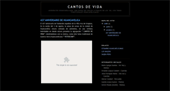 Desktop Screenshot of cantosdevida.blogspot.com