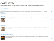 Tablet Screenshot of cantosdevida.blogspot.com