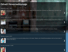 Tablet Screenshot of oshadihewamaddumage.blogspot.com