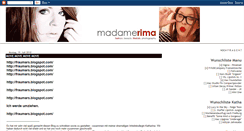 Desktop Screenshot of madamerima.blogspot.com