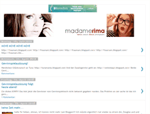 Tablet Screenshot of madamerima.blogspot.com
