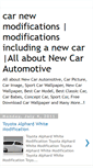 Mobile Screenshot of modificationsincludinganewcar.blogspot.com