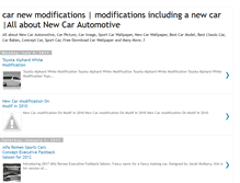 Tablet Screenshot of modificationsincludinganewcar.blogspot.com