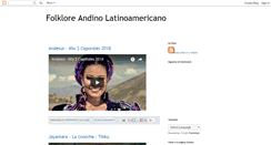 Desktop Screenshot of folklore-latinoamericano.blogspot.com