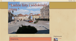 Desktop Screenshot of listonoszdoreczyl.blogspot.com