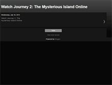 Tablet Screenshot of journey2themysteriousislandfullmovie.blogspot.com