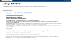 Desktop Screenshot of laforgebelleville.blogspot.com