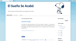 Desktop Screenshot of elsuenoacabo.blogspot.com