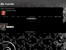 Tablet Screenshot of miscuerdas.blogspot.com