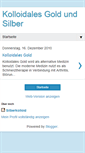 Mobile Screenshot of kolloidales-gold.blogspot.com