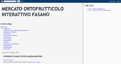 Desktop Screenshot of mercatofasano.blogspot.com