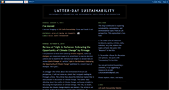 Desktop Screenshot of ldsustainability.blogspot.com