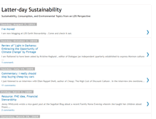 Tablet Screenshot of ldsustainability.blogspot.com