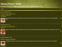 Tablet Screenshot of mamaozzystable.blogspot.com