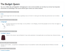 Tablet Screenshot of budgetqueen.blogspot.com