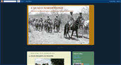 Desktop Screenshot of cavalonordestino.blogspot.com