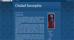 Desktop Screenshot of ciudadescorpion.blogspot.com