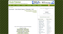 Desktop Screenshot of musikpakistan.blogspot.com