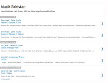 Tablet Screenshot of musikpakistan.blogspot.com