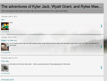 Tablet Screenshot of kylerskisses.blogspot.com