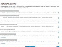 Tablet Screenshot of james-valentine.blogspot.com